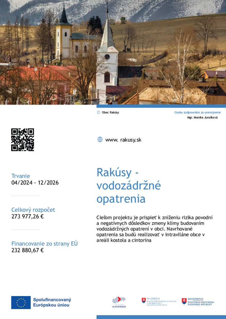 Plagát Vodozádržné opatrenia